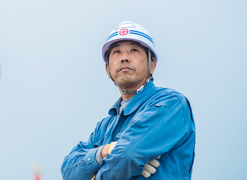 土木工事部長 T.M.