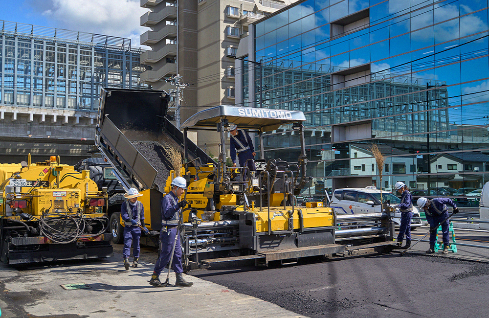 舗装施工管理職